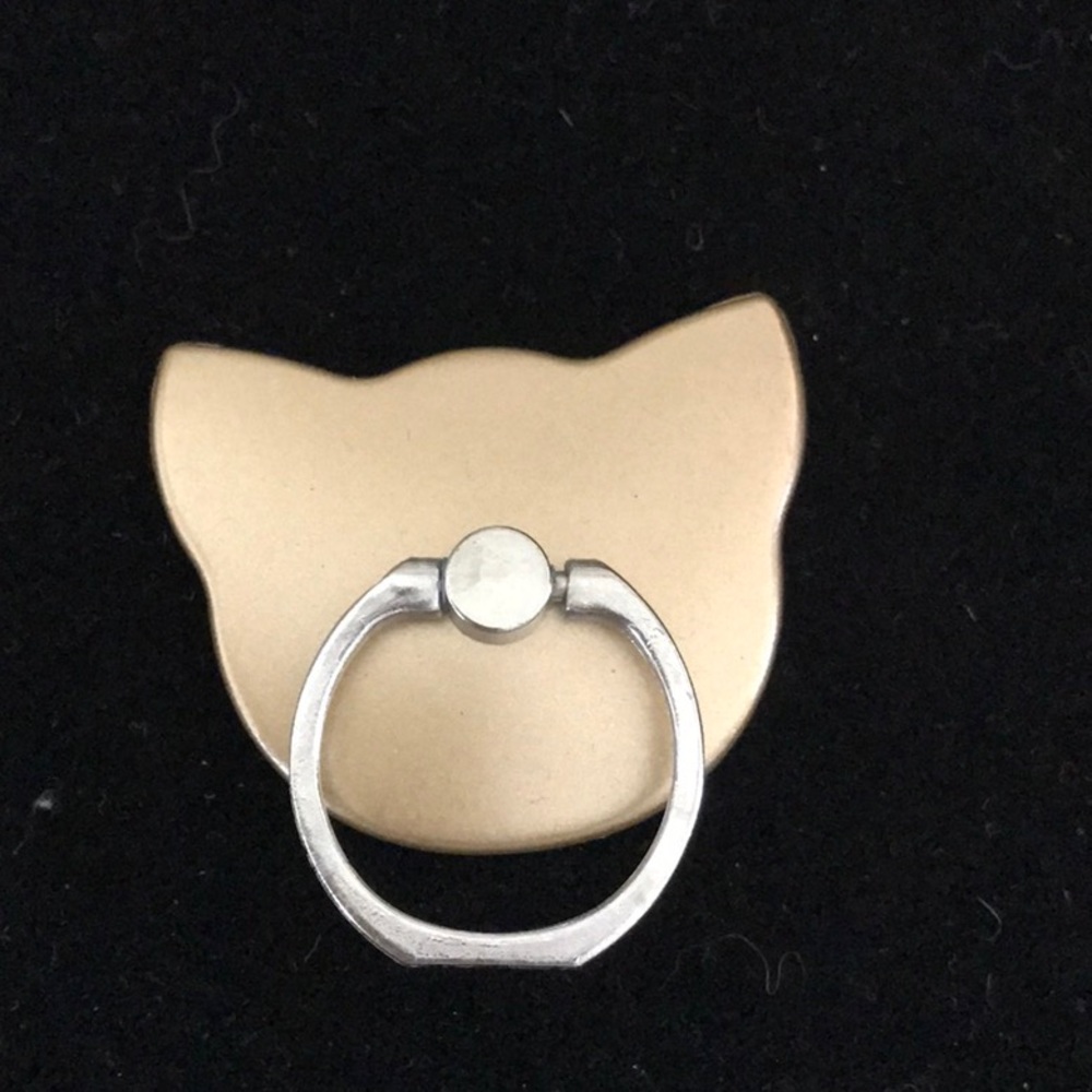NEW Gold color cat face kickstand 🐈